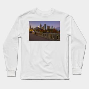 Melbourne from Princess Bridge, Victoria, Australia. Long Sleeve T-Shirt